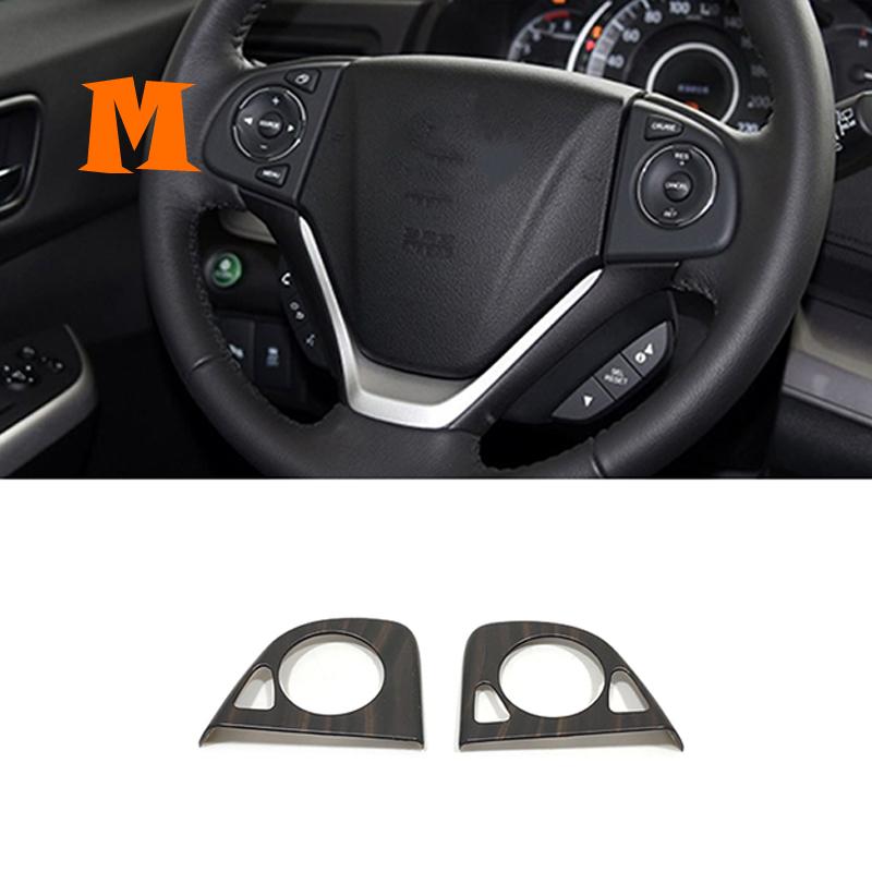 Für Honda CRV CR-V Pfirsich Holz Auto Klimaanlage AC Schalter Taste Aufkleber Abdeckung Trim 2012 13 14 15 2016 Styling