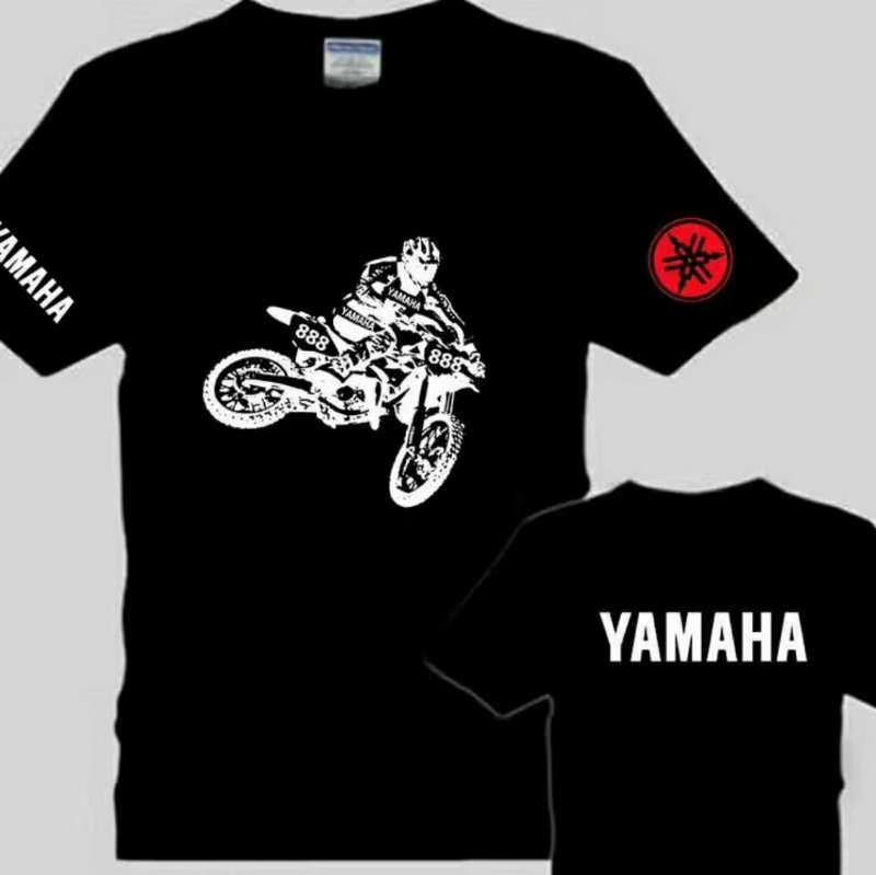 GUOYAN TOP Zomer Yamaha Locomotive T-shirt met korte mouwen Heren Dames T-shirt met ronde hals Onderhemd Fietskleding T-shirt met halve mouwen 3XL