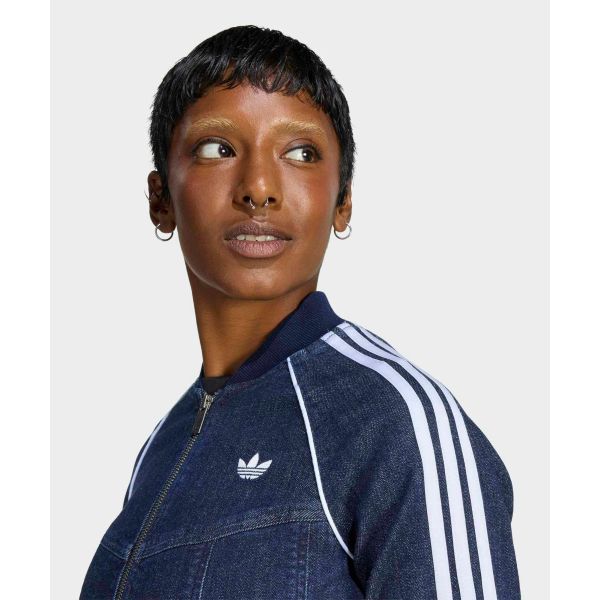 Adidas Originals Superstar Classic Long Sleeve Denim Jacket Women jackets LE8299