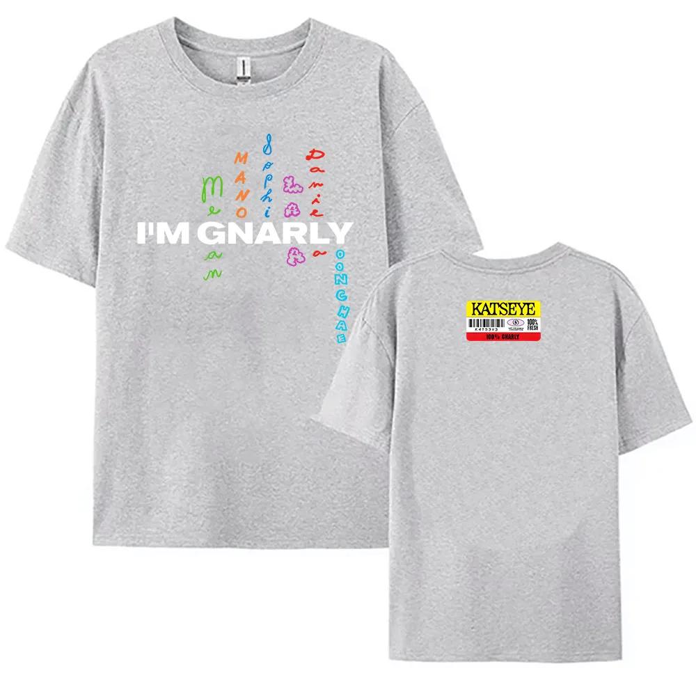 K Pop Tops Katseye Merch Touch Illustration Rock and Roll Hip-hop Rap Top High Street Sporty Casual T-shirt Men's Women's Couple