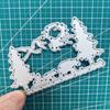Bear Die Cuts For Card Making, Animal Metal Cutting Dies, Metal Die Cutting Mold, Scrapbooking Dies, DIY Etched Embossing Stencil For Crafts