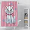 Shower Curtain Waterproof Polyester Fabric Paint Colorful Bath Disneys Marie Cat Curtains Home Bathroom Decor Curtain With Hook