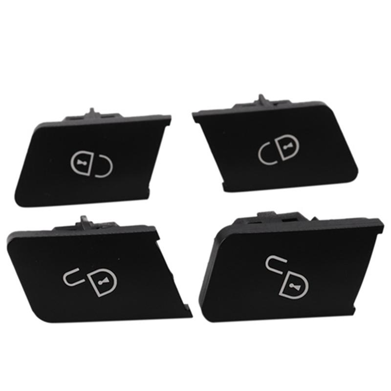 1 Set L&R Car Door Lock Switch Button For  C-Class E-Class GLK W204 W212 W166 W176(4 Pcs)Benz Replacement-A87Q