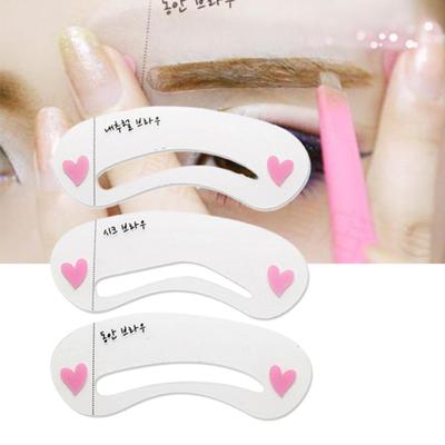 Eyebrow Assistant Set 3 Pieces / 1 Set Of Durable Eyebrow Assistant Template Drawing Card Eyebrow Makeup Mold