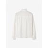 Cc Collect Frill Jacquard Blouse C261msc004c