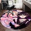 1pc Addams Family Wednesday6 Design Printed Area Round Carpet for Bedroom Living Room Home Decor Rugs Mat Non Slip Mat Rug for Bedside