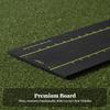 Golf Swing Angle Training Board | builtin Target Hole, Textured NonSlip Surface, Practice