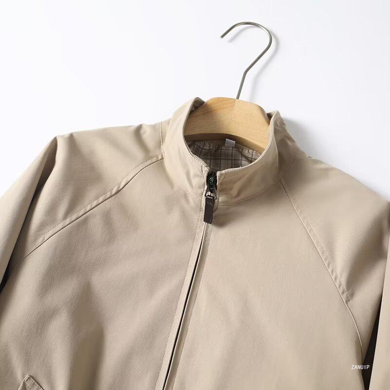 2026 Spring Men's & Women's Harrington Stand Collar Long Sleeve Zipper Jacket