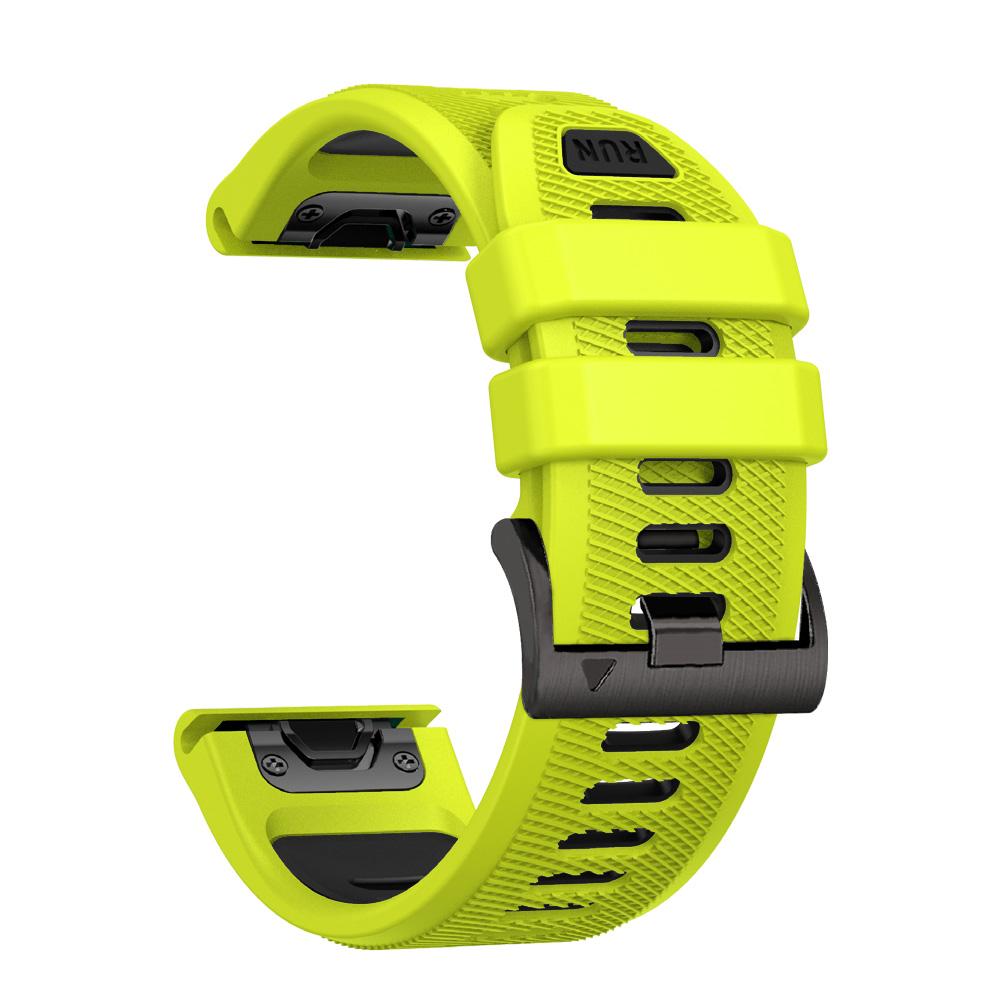 Bracelet Silicone 22mm 26mm Quickfit Pour Montre Garmin Fenix 8 51 47mm 8PRO E 7X 7 Pro 6X 6 Pro 5X 5 Plus Enduro 3 2 Bracelet