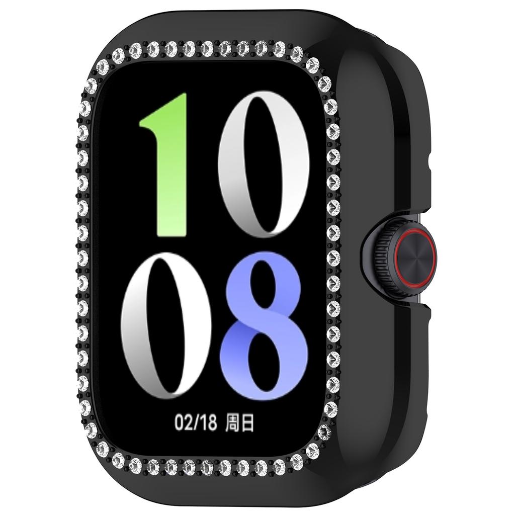 Für vivo Watch GT/iQOO Watch GT Uhrengehäuse Strass Dekoratives Hohldesign Galvanisiertes PC Uhrencover