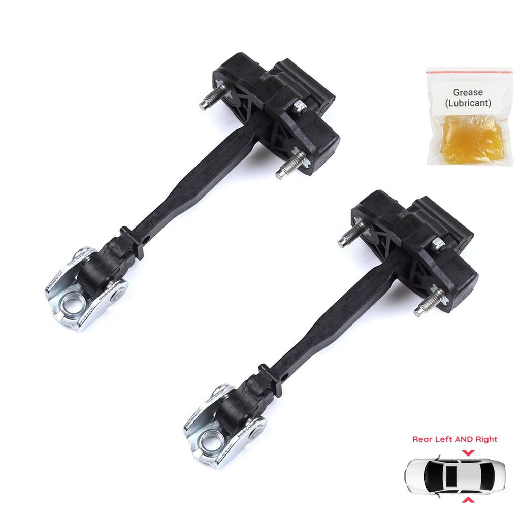 BDP1319-1 2 Pieces Rear Door Hinge Stop Check Strap Limiter for Peugeot 208 e-208 Opel Corsa F Corsa-e 2019-On 9823211180
