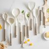 10Pcs Cooking Tool Sets Non-toxic Cooking Baking Kitchen Tools Utensils Silicone Shovel Spoon Scraper Brush Spade Whisk