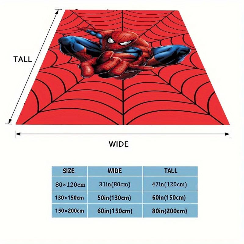 1pc Spider-Man Printing Blanket - Soft, All-Season Throw for Living Room, Bedroom,Personalized Gift with Adorable Cartoon Design