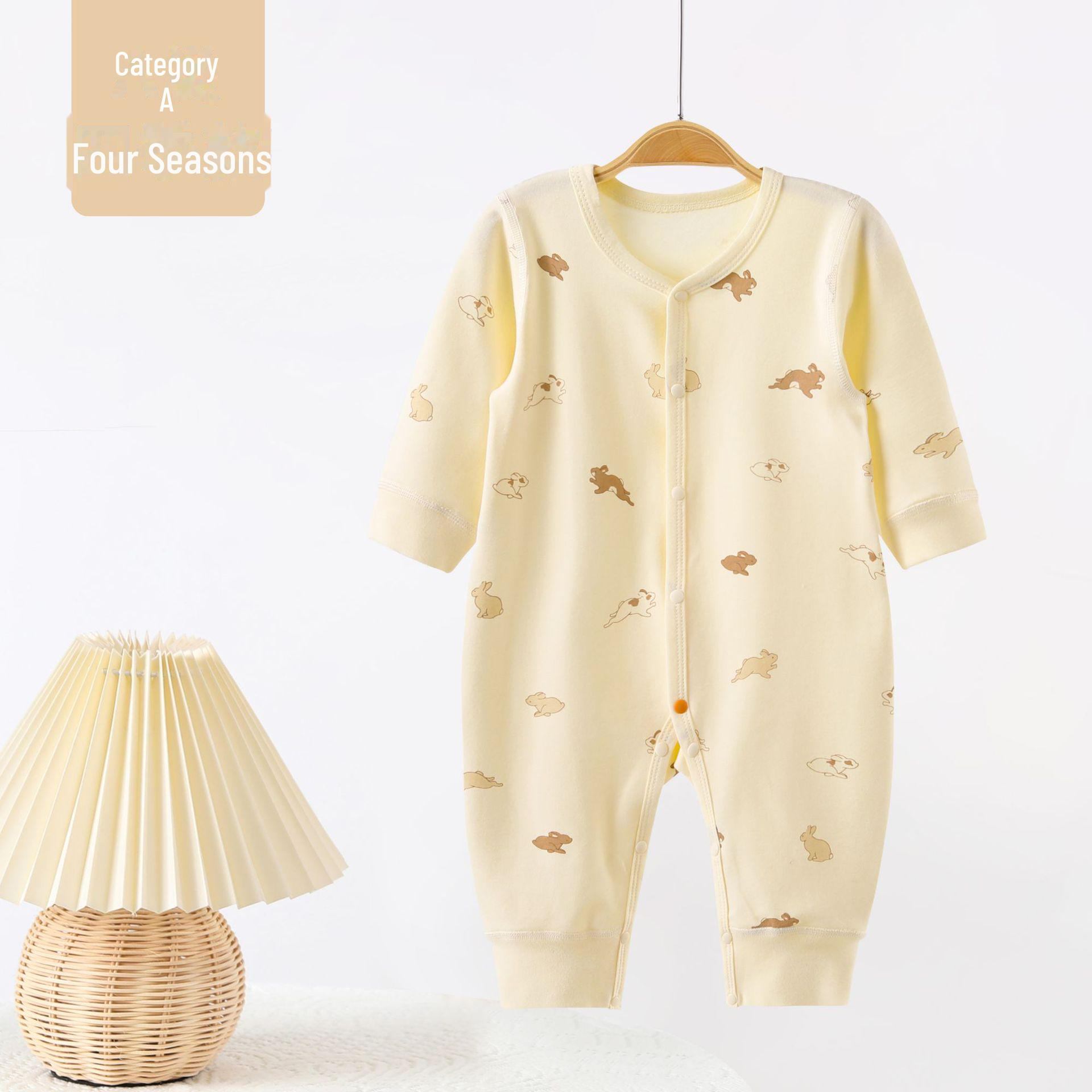 

Детский комбинезон с длинными рукавами – осенне-весенний стиль, одежда для ползания с нулевым давлением для новорожденных 90cm (Height: 78-90cm, Weight: 9.5-13kg)