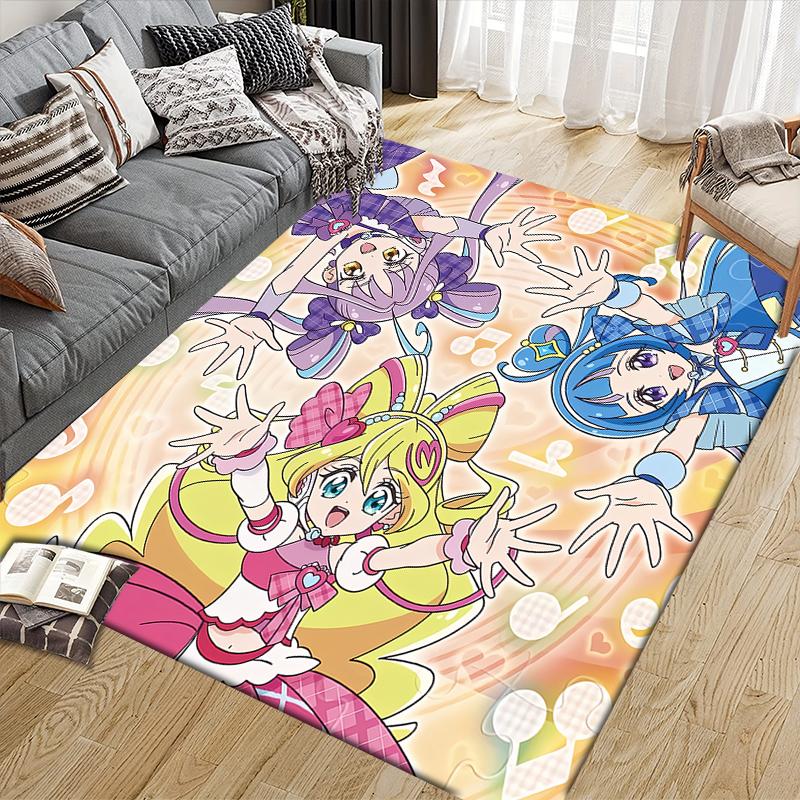 Pretty Cure Magic Theme Area Rug, Pretty Cure Fan Cozy Carpet, Great Gift.chl