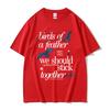 Birds of A Feather Hit Me Hard and Soft Album Print T Shirt Male Casual Oversized Tops Tees Unisex Women Hip Hop Fashion Tshirts