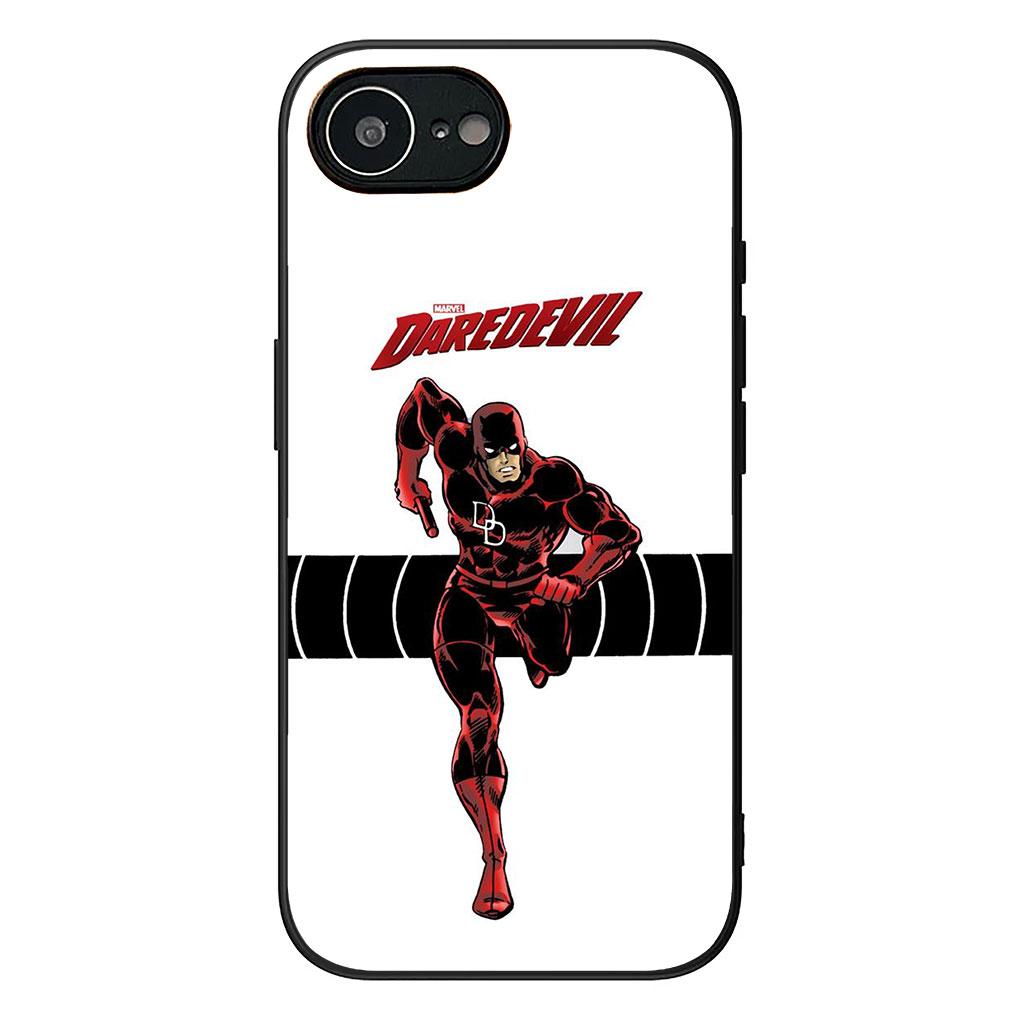 

Чехол для телефона Apple iPhone 17 16 14 15 Pro Max Plus 15+ 16E XR ProMax Air 16+ с изображением Сорвиголовы (Daredevil) из мультфильмов Marvel, Мягкий чехол iPhone17 Pro Max