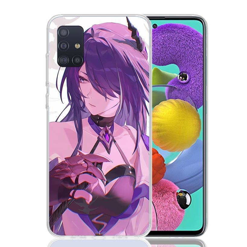 Honkai Star Rail Acheron Phone Case for Samsung Galaxy A52 A51 A50S A12 A22 A32 A72 A10S A30S A31 A71 Note 20 Ultra 10 Plus S10