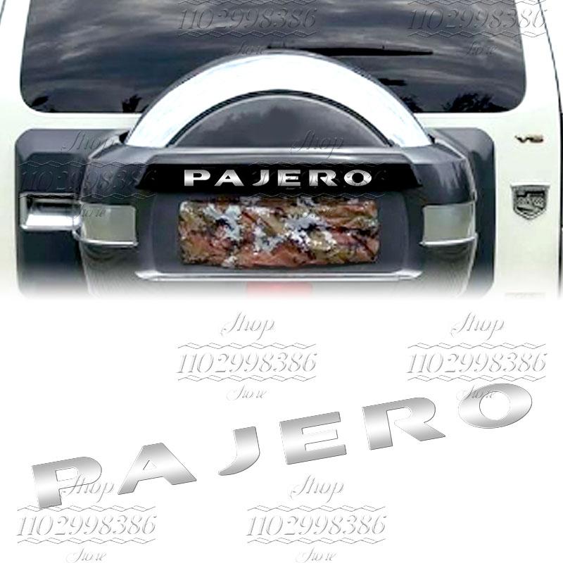 Accessori Auto Logo Lettere in Plastica ABS 3D Decorazione Adesiva Lato Carrozzeria Parafango Posteriore Cofano Bagagliaio Per Pajero Mitsubishi Car Styling