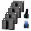 1-4 Pcs Wall Mounted Storage Box Multifunctional Punch-Free Organizer for TV Remotes Mobile Phones And  Home Organization Stand