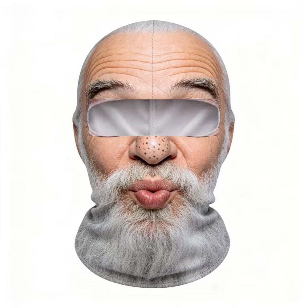 Unisex Size Funny Prank Mask 3D Print Motorcycle Ski Face Mask Motorcycle Riding Mask Motorcycle