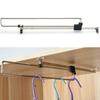 Extendable Clothes Hanger Rail for Wardrobes, Cabinets, and More, Chrome Plated