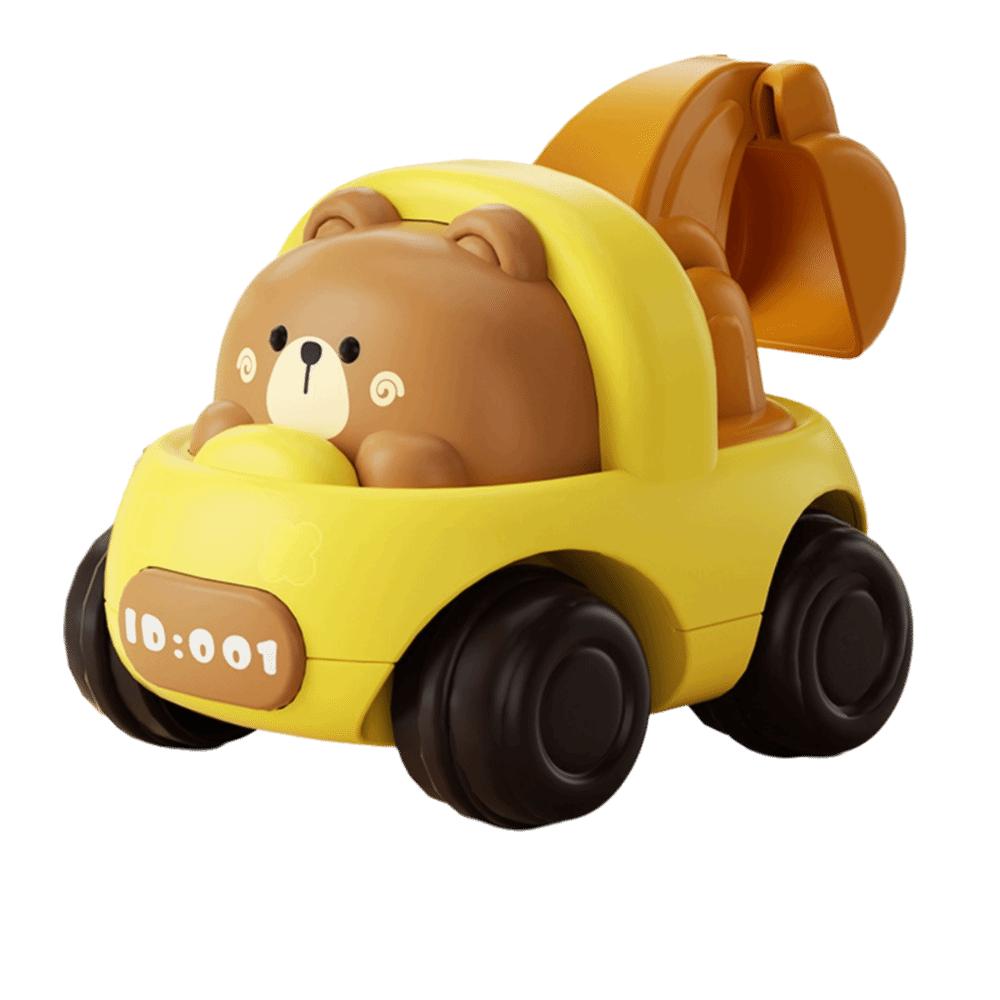 

Rounded Design Engineering Car Toy High Quality Inertia Toy Car Inertial Drive Excavator Kids Gift жёлтый