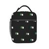Flag Of Algeria Merch Insulated Lunch Bag For School Office Storage Food Boxes Portable Cooler Thermal Lunch Boxes
