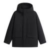 Men's Winter Hooded Warm Down Jacket - Versatile Double-Open Fashion Windbreaker