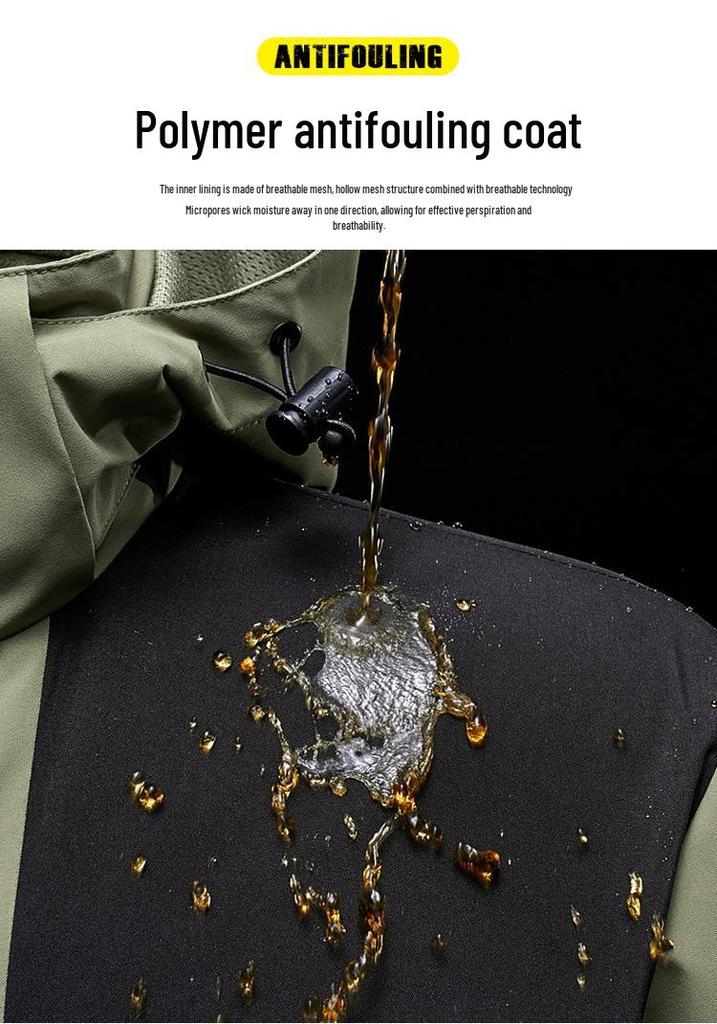 Men's & Women's 3-in-1 Detachable Outdoor Waterproof Jacket