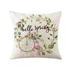 Thick Linen Printed Fabric Pillowcase Large Cushion Sofa Office Bedside Pillowcase Lumbar Pillow Car Backrest