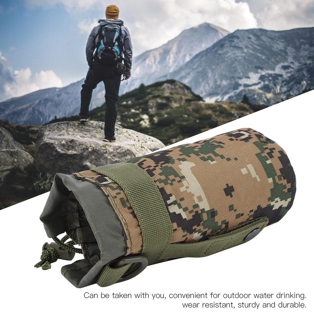 Outdoor Multifunction Nylon Tactics Sport Water Bottle Bag Hanging Package for Cycling