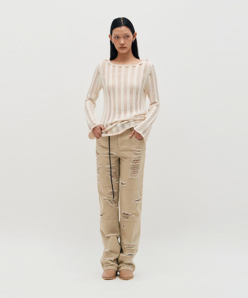 Kimjisu Loose Gauge Knit _ Ivory