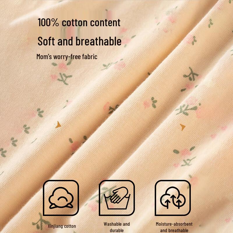 Mom's High-Waist Plus Size Cotton Briefs Multi-Pack