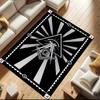 2026 New Style Shining All-Seeing Eye Freemason Carpet Rug for Living Room Bedroom Home Sofa Decoration,Kids play Non-slip Floor Mat