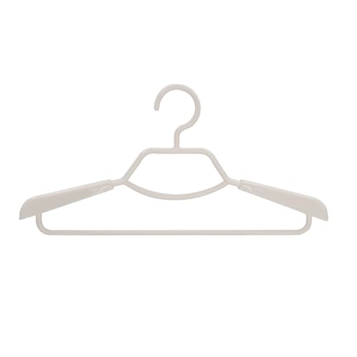 Shinkohanger Knitterfreie Hemdenbügel, 2er-Set, Weiß