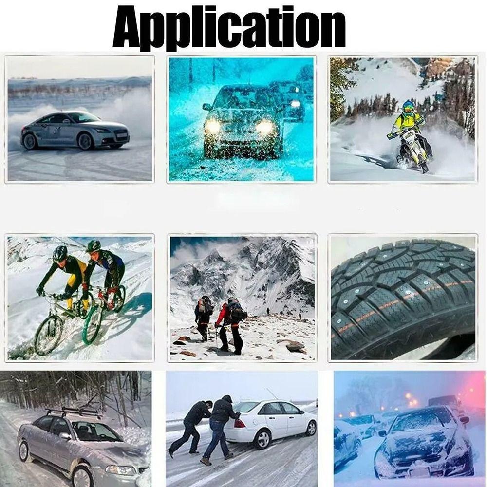 50 peças Parafusos de Crampons Anti Gelo para Pneus 4x9mm 4x12mm Lugares de Roda Novos Espigões de Neve Carro de Corrida