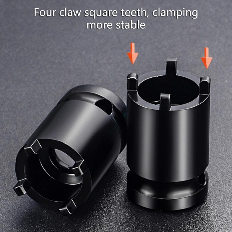 2pcs Angle Grinder Wrench Attachment 1/2Inch Socket Adapter 4Pin Driver Spanner for Cordlessly Impact Tool Removal Tool