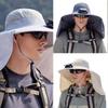 Rechargeable Outdoor Hat Built In Fan Solar Charging Lightweight Breathable Sun Protection For Men Women
