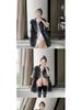 Women's Plus Size Designer Denim Two-Piece Set: Summer Vest Jacket & Shorts