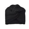 Fashion Accessories Twist Knitted Turban Hat Warm Bonnet Design Wool Turban Cap Cross Wrap Head Cashmere Bonnet Autumn Winter