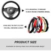 Car Steering Wheel Cover, 15" Anti-Slip Steering Wheel Protector Soft Hand Pad Cushion, Breathable Ice Silk Auto Wheel Wraps Comfy Grip All-Season