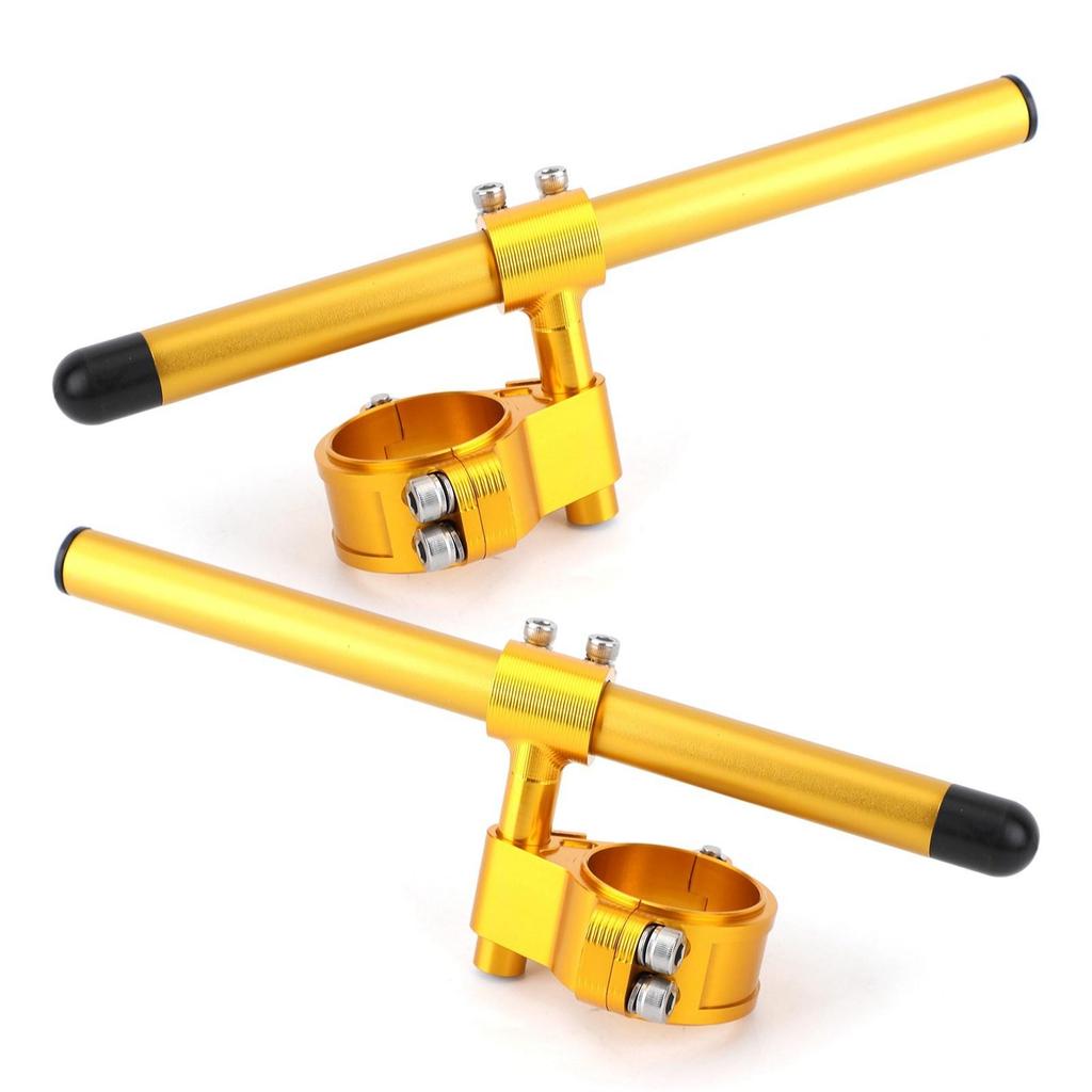 Universal Adjustable Rotatable CNC Billet Clip Ons Fork Tube Handlebar Kit 37mm