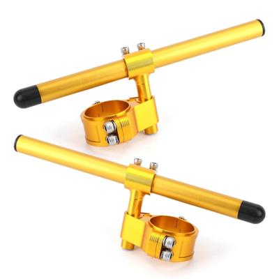 Universal Adjustable Rotatable CNC Billet Clip Ons Fork Tube Handlebar Kit 37mm