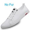 Fashion Minimalist White Leather Sneakers 2025 Trendy Skate Shoes Breathable Design  Non-Slip with Memory Foam Insole Plus Size 37-45