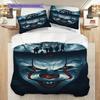Clown Horror Set Bedding 1 Duvet Cover 2 Pillowcase Without Core Soft And Comfortable Christmas Birthday Gift Bedding Set Bedding