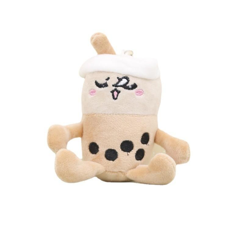 Adorable Bubble Tea Plush Toy Keychain Cute 4 Inch Stuffed Animal Accessory
