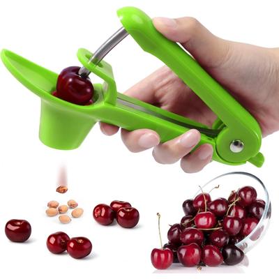 Cherry Pitter Tool Heavy-Duty Cherry Seed Core Remover Cherry Pitter Remover Tool with Space-Saving Lock Design