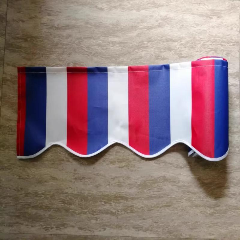 Retractable Awning Patio Replacement Fabric Window Valance Manual Exterior Sun Shade Deck Window Cover Sunshade Canopy Curtain