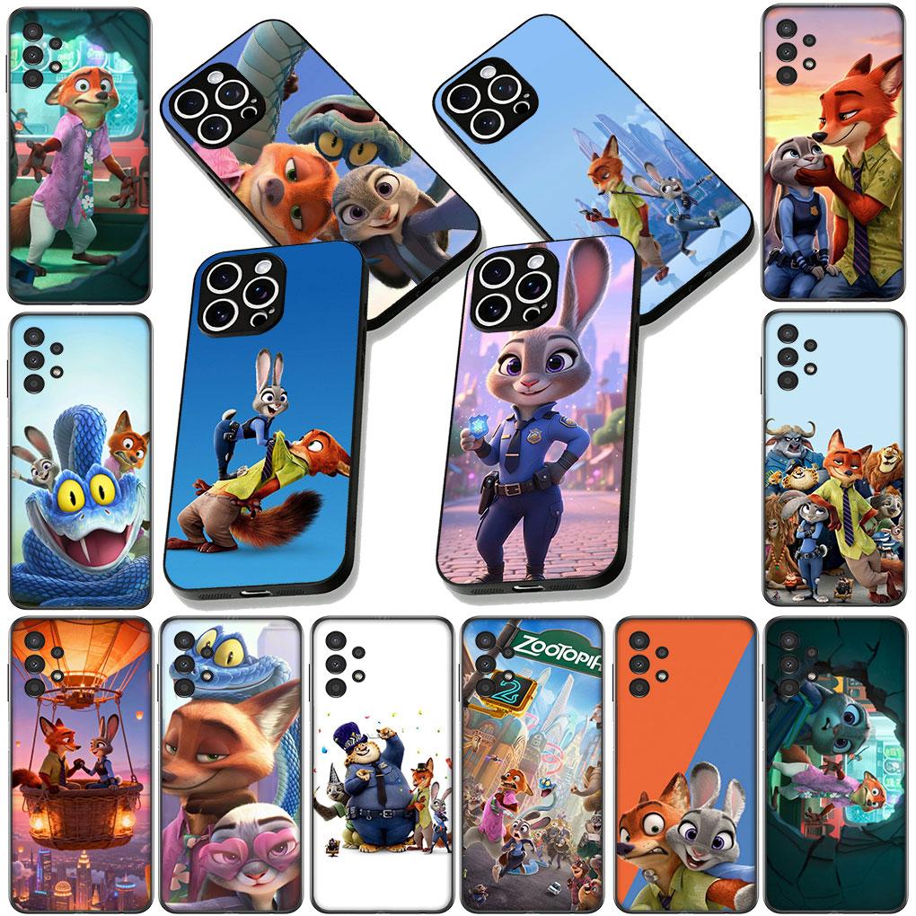 for Motorola Moto Edge 50 30 Fusion 40 NEO Ultra Pro E14 G20 E15 G35 G84 G13 G53 Case Zootopia Judy Nick Garys Zootropolis 2